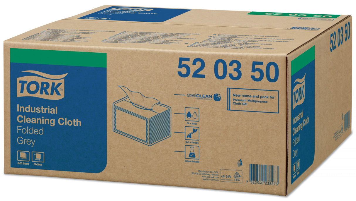 Lavete industriale pentru curățare Tork, 55 bucăți/pachet