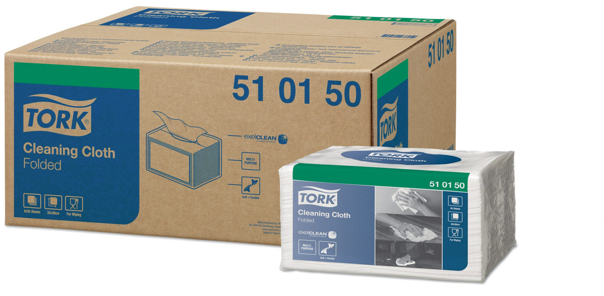 Lavete industriale de curățare Tork, 55 bucăți/pachet