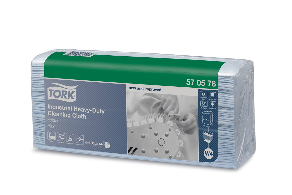 Lavete industriale ultra-rezistente Tork, 65 bucăți/pachet