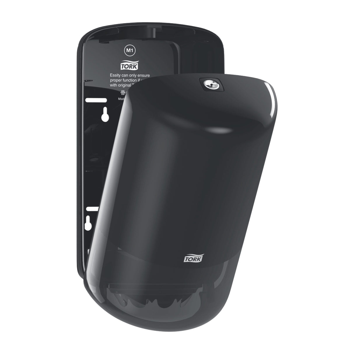 Dispenser prosoape de hârtie cu derulare centrală Tork Mini, negru