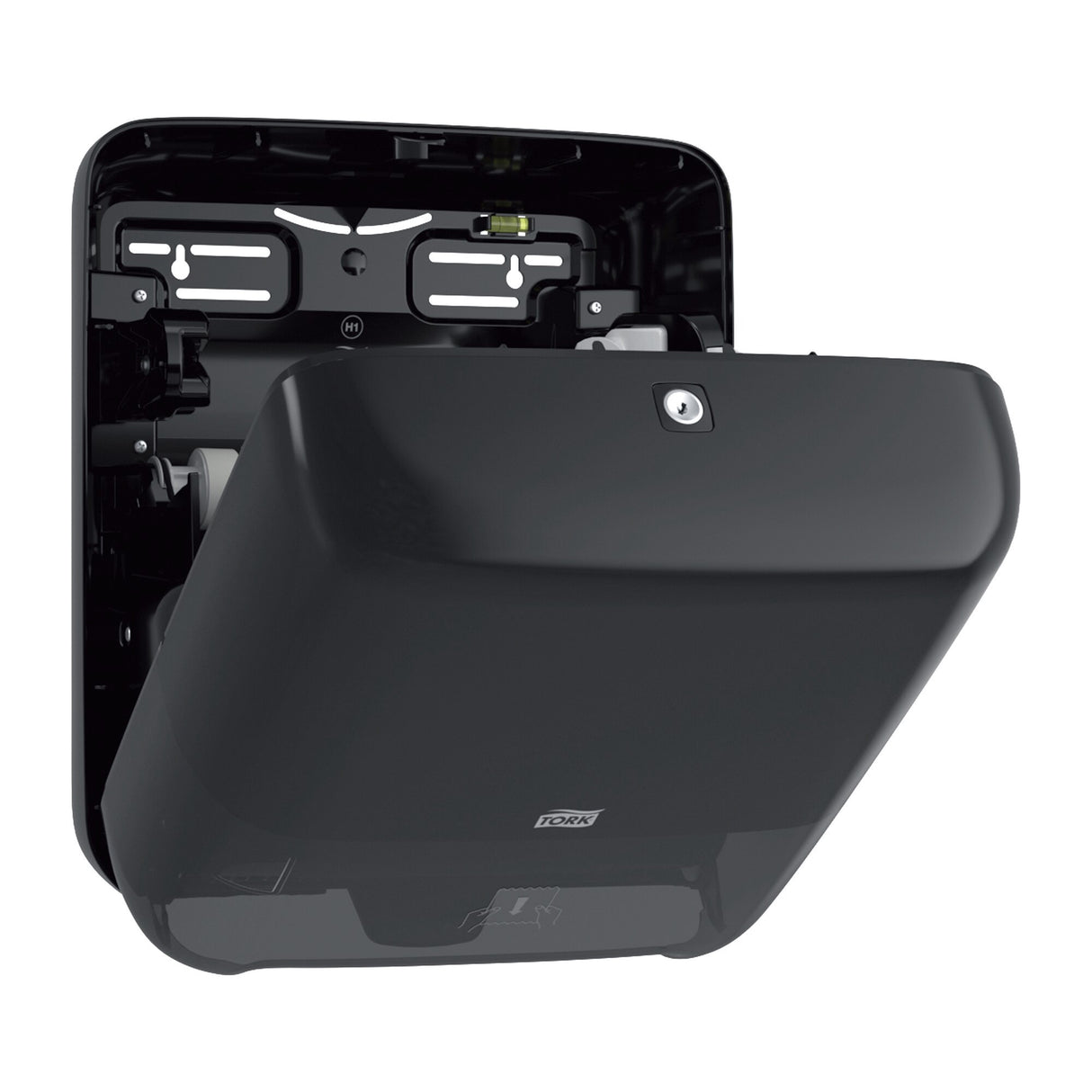 Dispenser prosoape pentru mâini rolă Tork Matic, negru