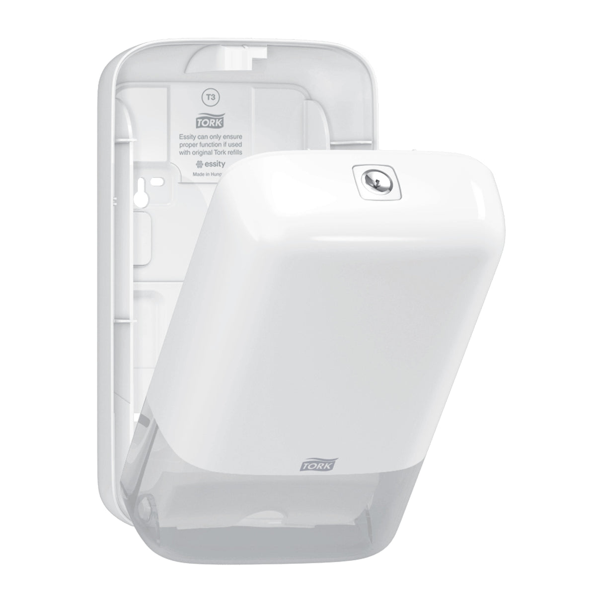 Tork dispenser de hârtie igienică pliată, alb
