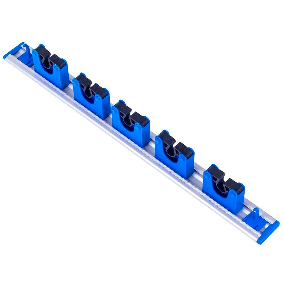 Șină suport (5 locuri) de prindere a mopurilor