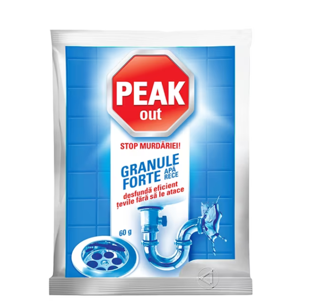 Peak Out granule Forte, apă rece, 60 grame