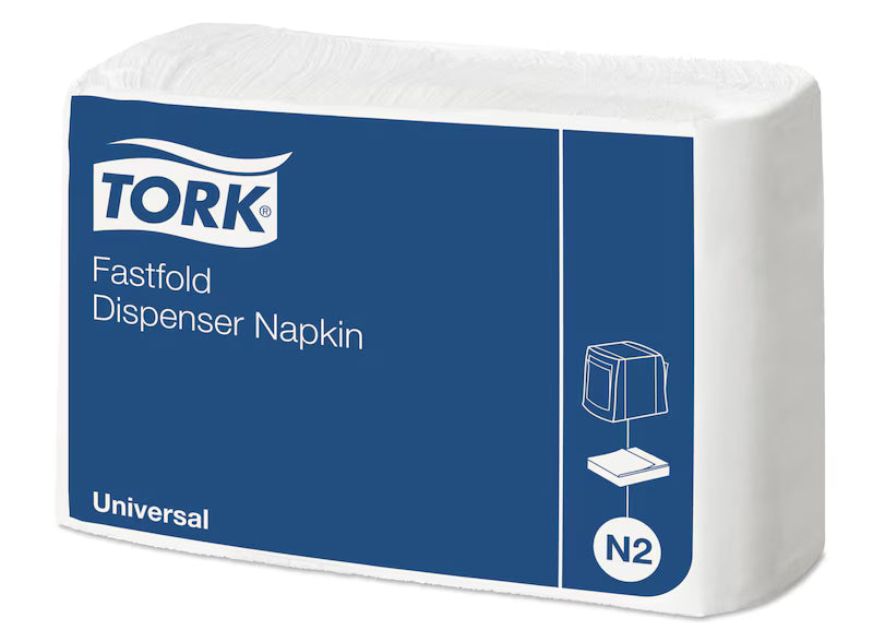Șervețele de masă Tork Fastfold, 1 strat, alb