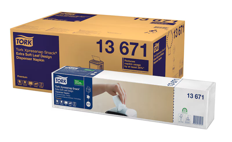 Șervețele de masă Tork Xpressnap extra soft, alb, N4