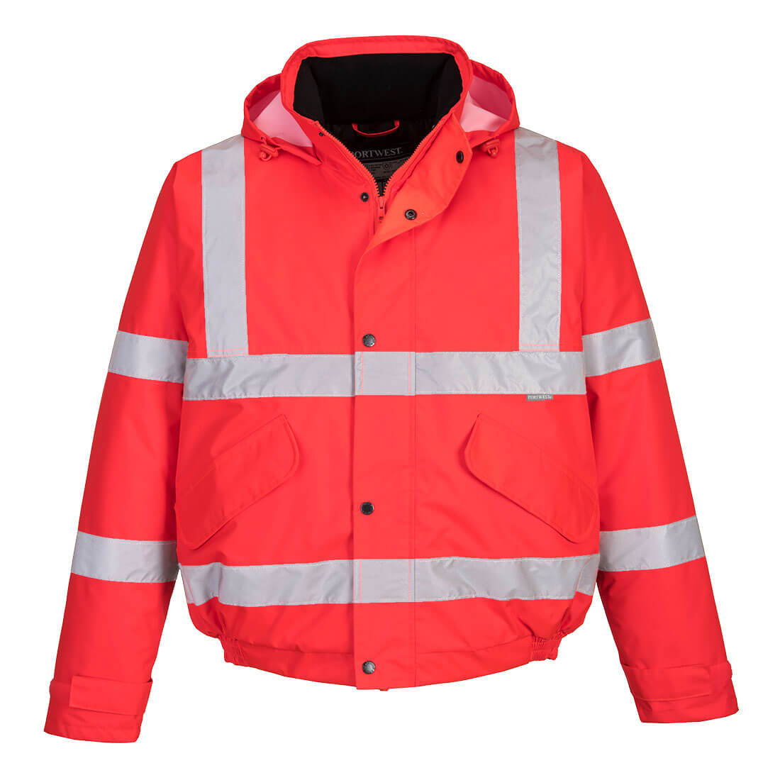 Jachetă de protecție Portwest S463 Hi-Vis Bomber S463, Roșie