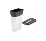 Capac negru/albastru pentru coș de gunoi GEO 55L/70L