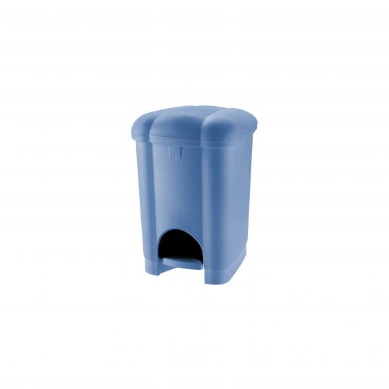 Coș de gunoi acționare cu pedală albastru 16L