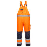 Salopetă de protecție Portwest TX52 Dijon Hi-Vis, Portocaliu/Bleumarin