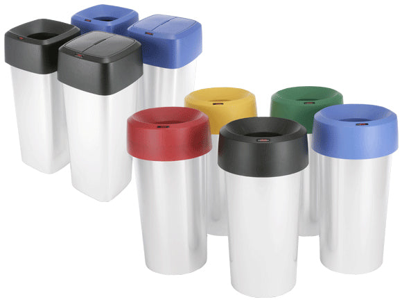 Coș de gunoi Vileda IRIS argintiu 60L