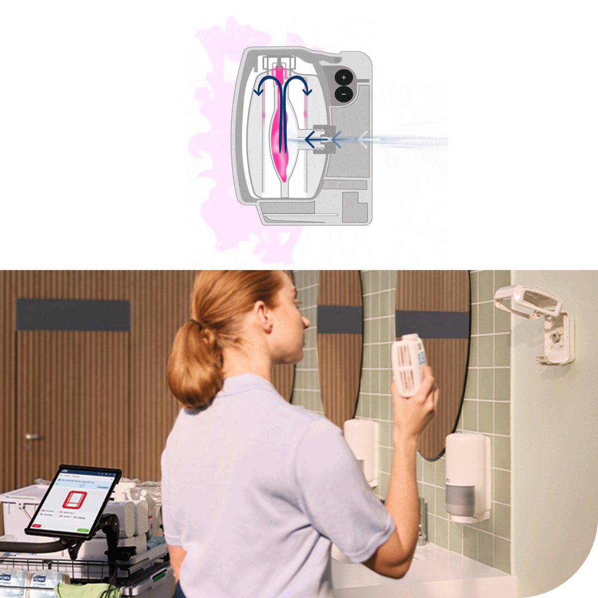 Odorizant Tork Constant Air Freshener, Breeze