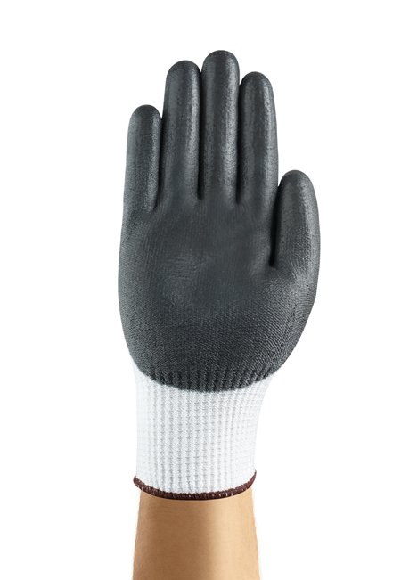 Manusi Ansell HyFlex 11-735 utilizate pentru manipularea pieselor metalice disponibile la Bunzl Romania