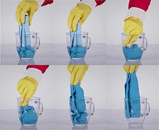 Lavetă microfibră PVAmicro 35 x 38 cm, albastră