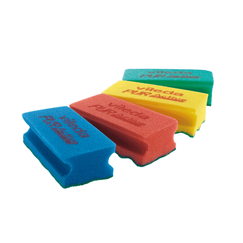 Burete de curățare PurActive albastru textură delicată 150mm x 70mm