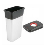 Capac negru/roșu pentru coș de gunoi GEO 55L/70L