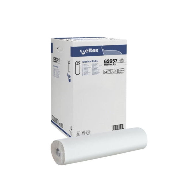 Rolă medicală Medilux Medilux Six, 2 straturi, 60 x 38 cm, 50m, 132 foi/ rolă