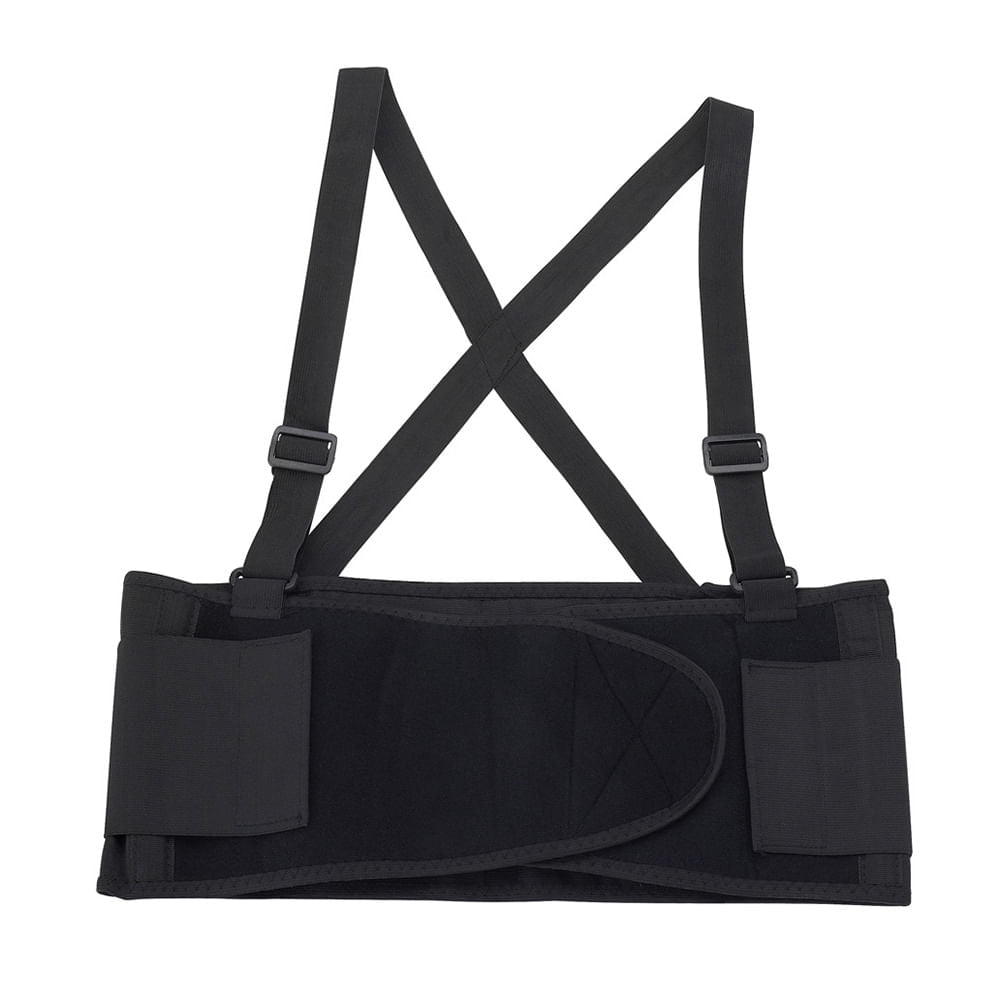 Suport/ centură lombar/ă cu bretele ajustabile și închidere cu velcro