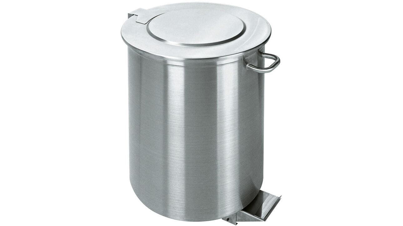 Coș de gunoi acționare cu pedală oțel inoxidabil 100L