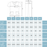 Costum medical de protecție Bwell CESARE Alb