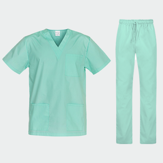Costum medical de protecție Bwell CESARE Verde menta