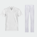 Costum medical de protecție Bwell COLOMBO Alb