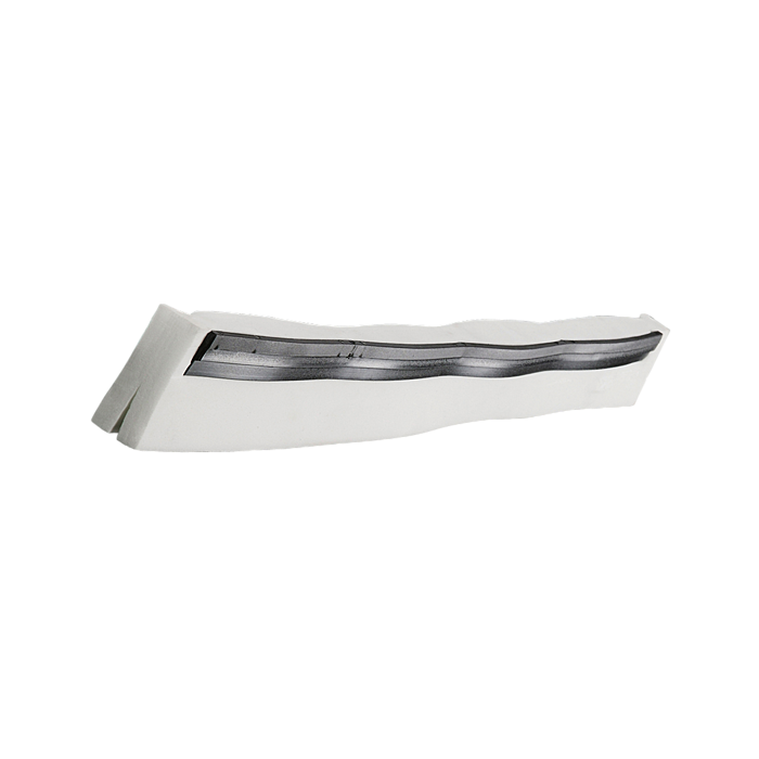 Rezervă lamă cauciuc alimentară pentru racletă, 420x20x40 mm, duritate medie