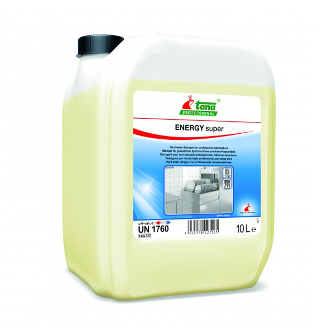 ENERGY super - Detergent pentru mașini de spălat vase industriale în special pentru apă dură 10L