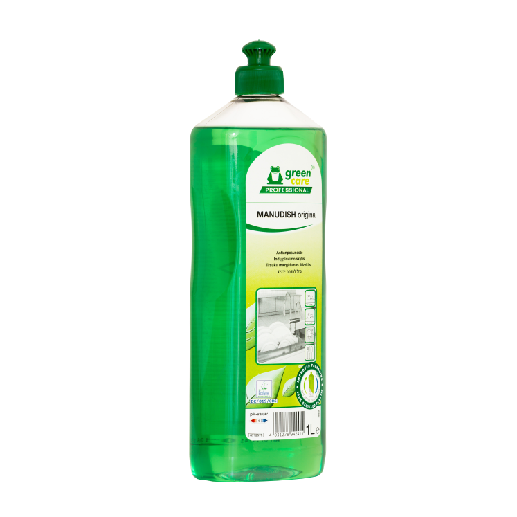 MANUDISH original - Detergent EcoLabel pentru spălarea manuală a vaselor 1000ml