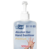 Gel dezinfectant Tork Premium pentru mâini, pe bază 80% de alcool, 500 ml