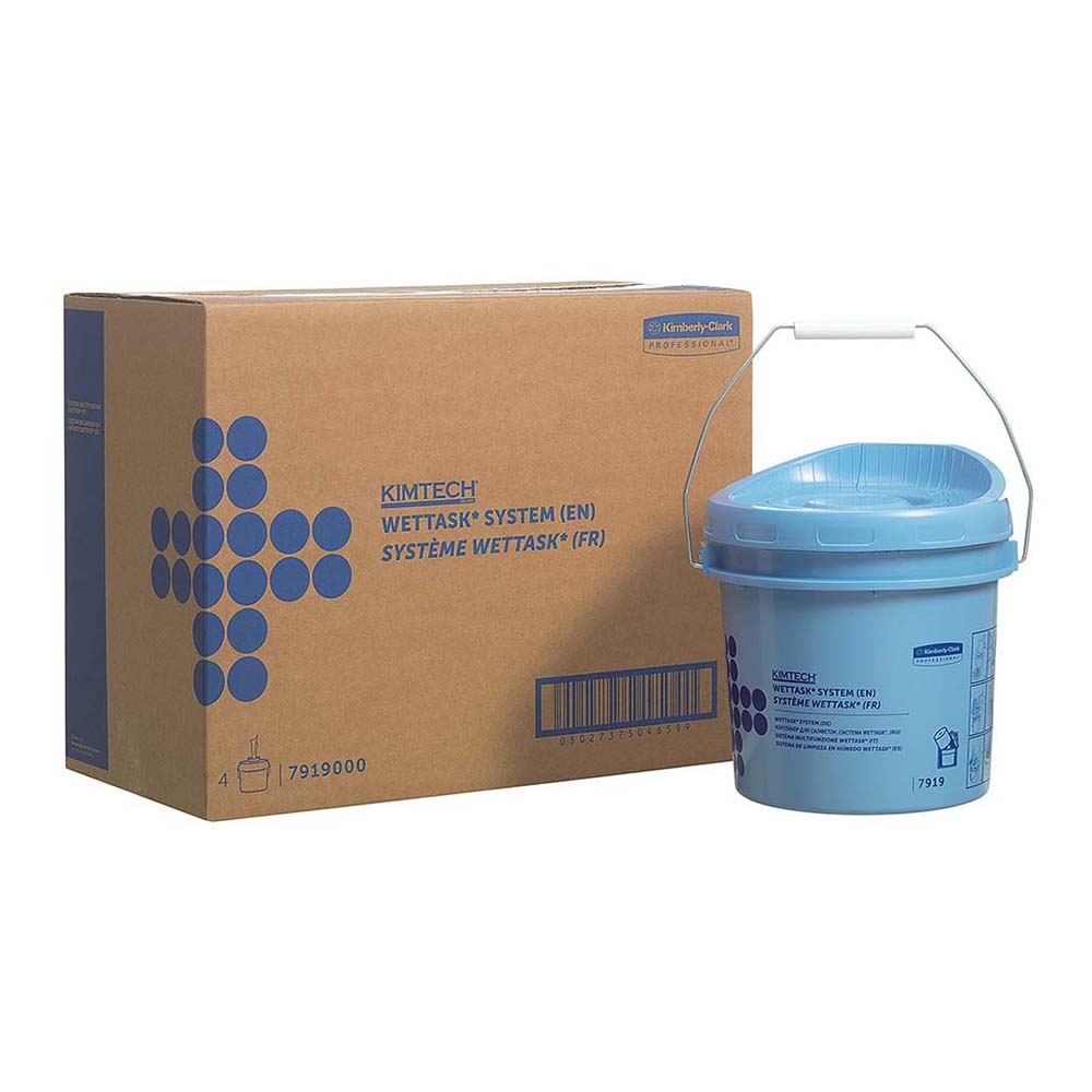 Dispenser de role de șervețele umede Kimtech Wettask 7919, albastru