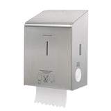 Dispenser inox pentru prosoape hârtie pe rolă, manual 8976
