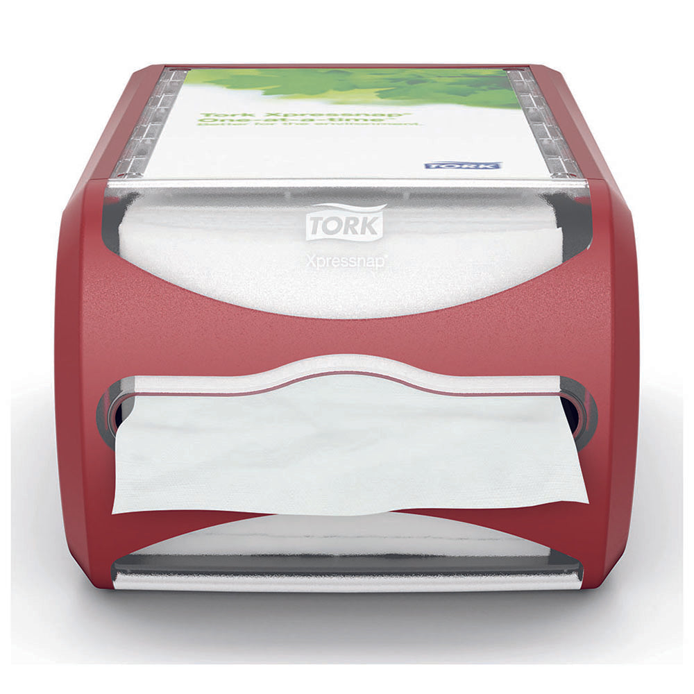 Dispenser de șervețele de masă Tork Xpressnap Countertop, roșu