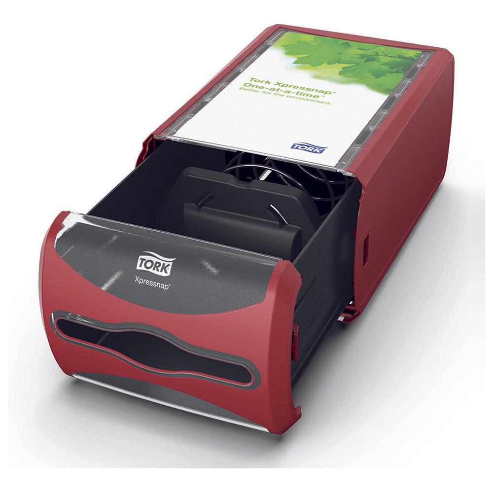 Dispenser de șervețele de masă Tork Xpressnap Countertop, roșu