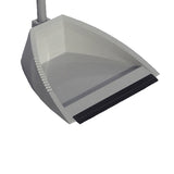 Făraș ergonomic cu coadă lungă din plastic, gri