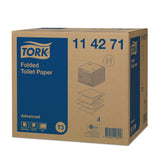 Hârtie igienică Tork pliată Advanced, 242 foi/pachet