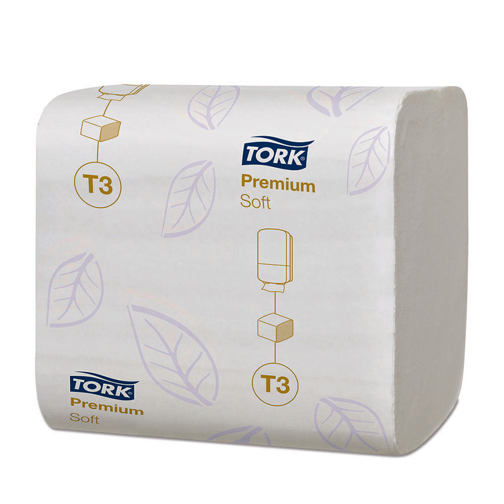 Hârtie igienică Tork Soft pliată, 252 foi/pachet
