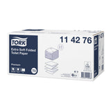Hârtie Igienică Porționată Tork Folded Premium Extra Delicat, 252 foi/pachet
