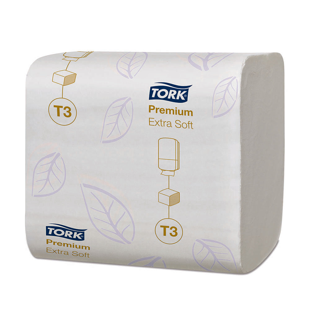 Hârtie Igienică Porționată Tork Folded Premium Extra Delicat, 252 foi/pachet