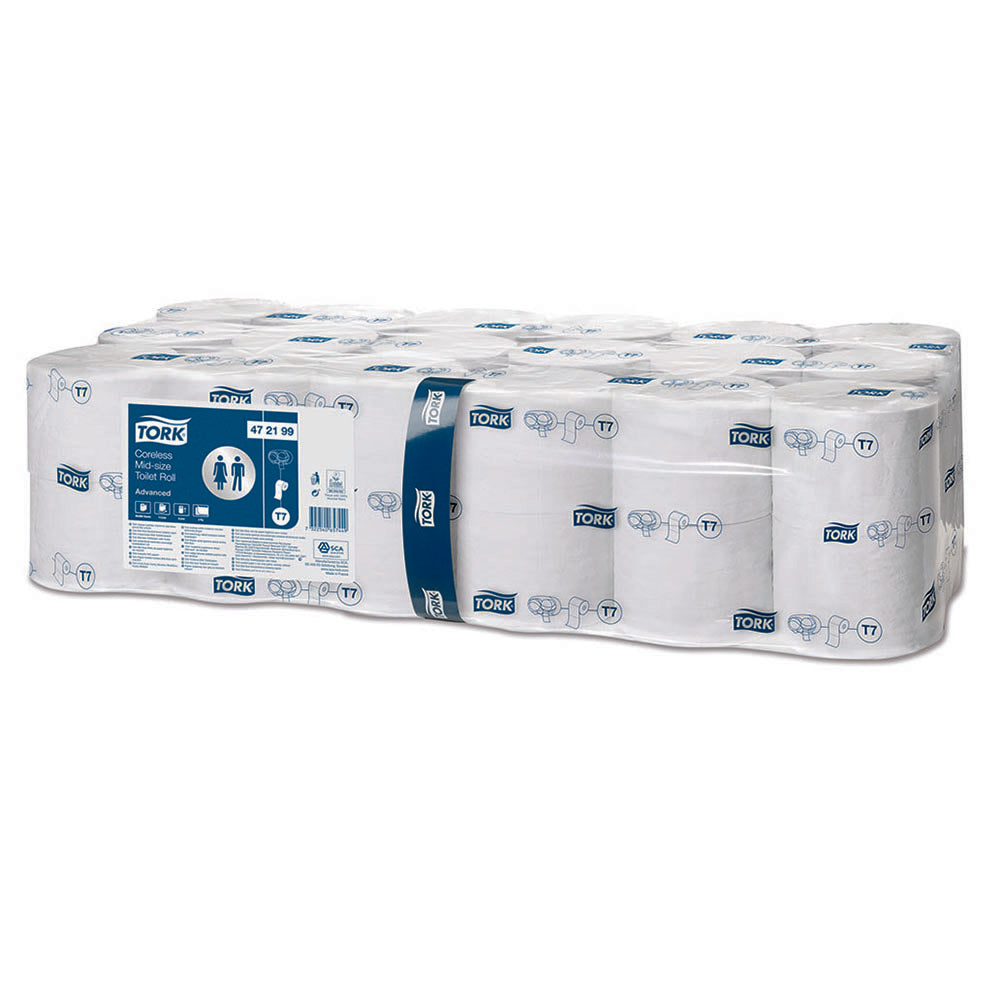 Hârtie igienică Tork fără tub, mărime medie, Advanced, 103.5m