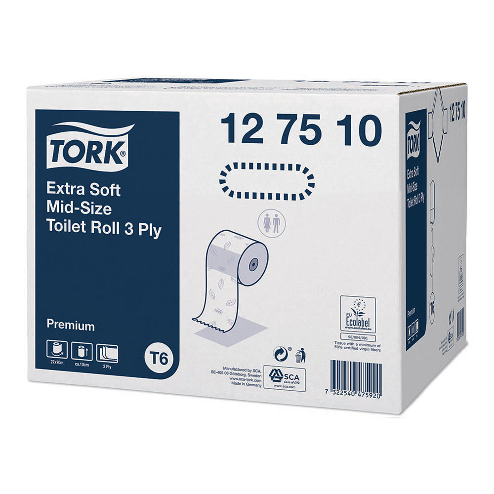 Tork rolă hârtie igienică Extra Soft Premium, dimensiune medie, 70m