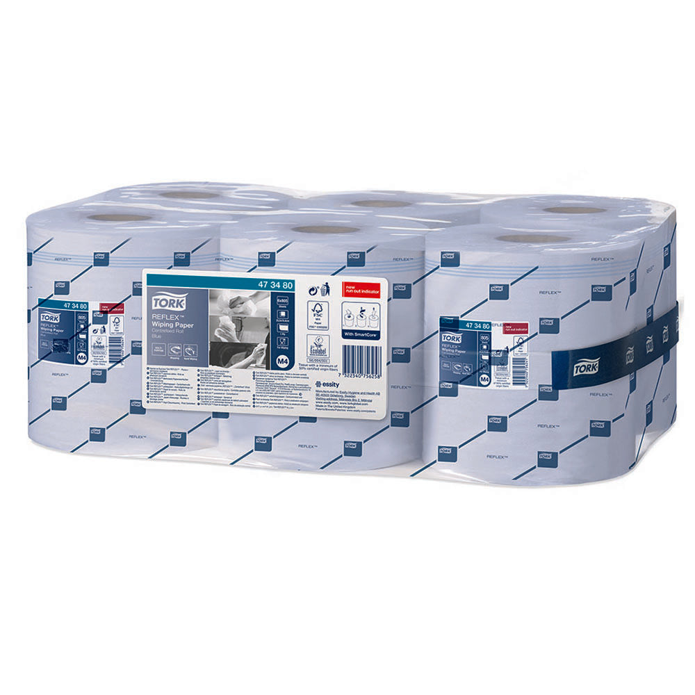 Prosoape hârtie derulare centrală Tork Reflex, 269.85m