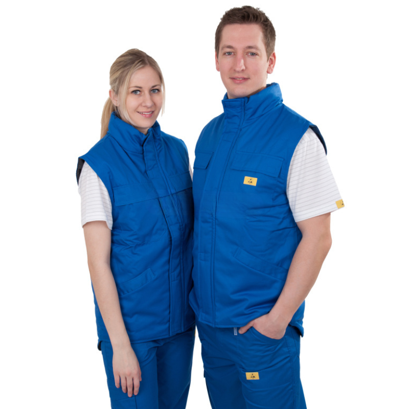 Vestă ESD R7 albastră antistatică