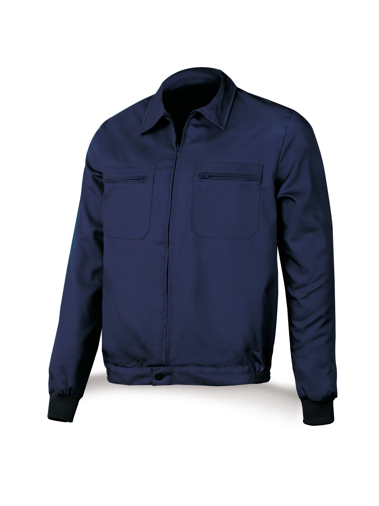 Jachetă de lucru cu mânecă lungă albastru