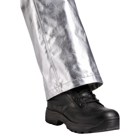 Detaliu material aluminizat pantaloni JUTEC