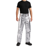 Pantaloni JUTEC aluminizați pentru protecție împotriva căldurii radiante utilizați în turnătorie