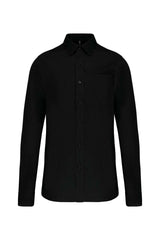Cămașă Kariban KA541 Poplin Bărbați Negru