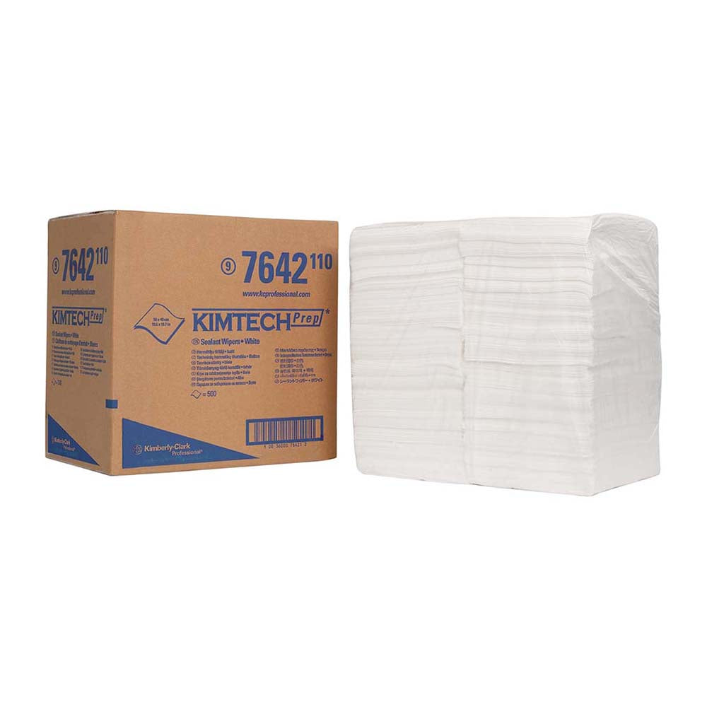 Lavete industriale Kimberly-Clark Kimtech Sealant 7642, 1/4 fold, 500 lavete/cutie