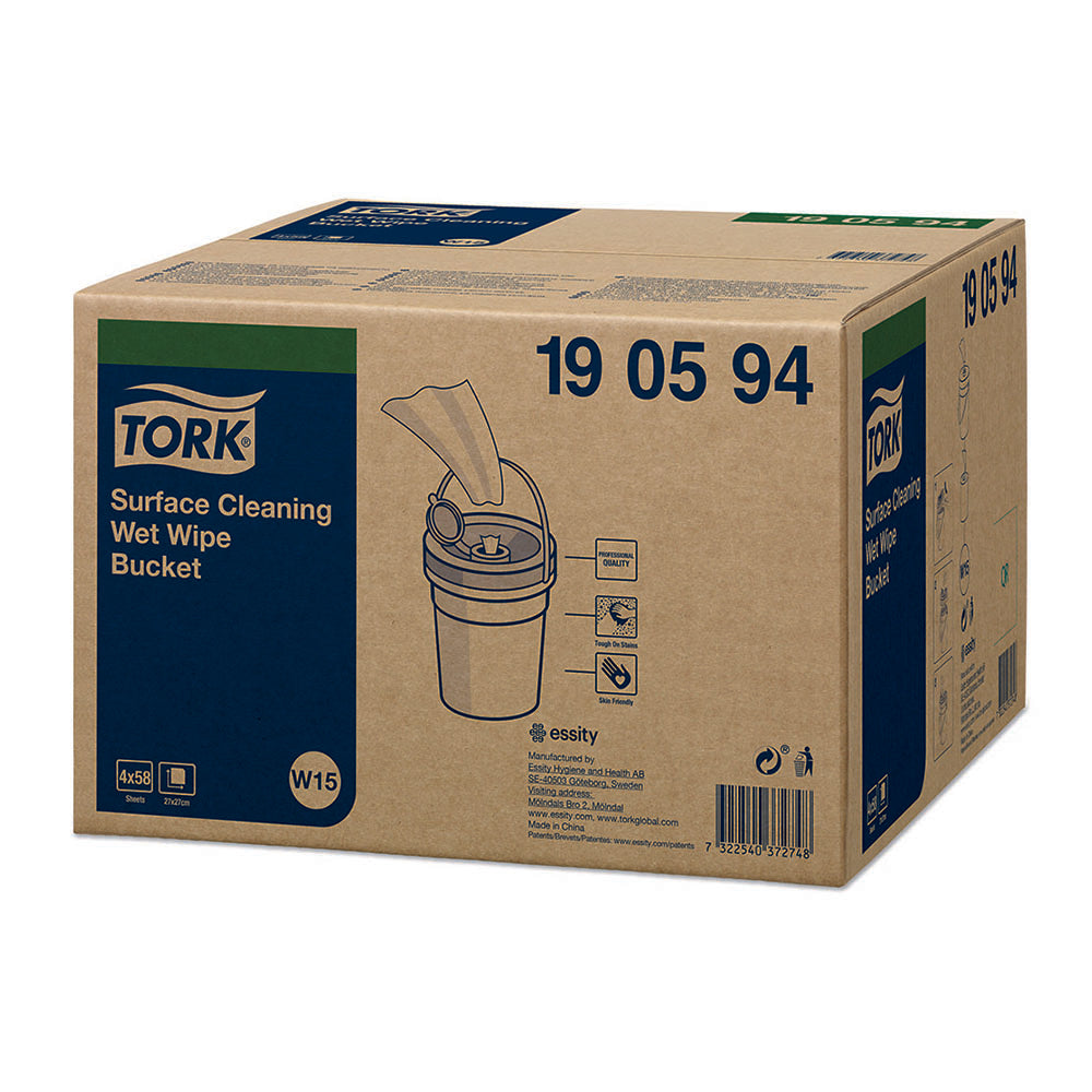 Șervețele umede pentru curățarea suprafețelor Tork