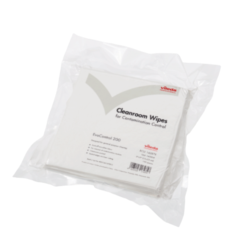Vileda EvoControl 200 – Lavetă pentru camere curate 23 x 23 cm, controlul contaminării și curățare precisă